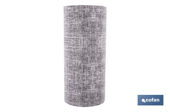Rollo de alfombra vinílica para interior | Diseño Jaspeado en color gris marengo | Impermeable y de fácil limpieza - Cofan