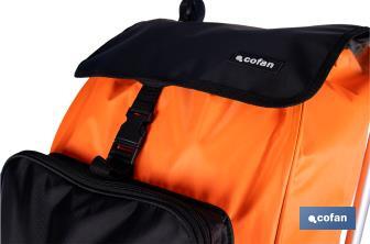 Carro de la compra plegable con 6 ruedas | Chasis de aluminio | Bolsa de 53 litros | Bolsillo para congelados | Mango ajustable | Disponible en varios colores - Cofan