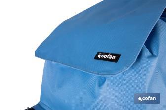 Carro de la compra con 6 ruedas | Diseño plegable | Sube escaleras | Bolsa de 42 litros | Bolsillo para congelados | Disponible en varios colores - Cofan