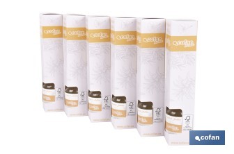 Ambientador de varillas | Aroma Malibú tropical | Difusor con varillas de ratán - Cofan