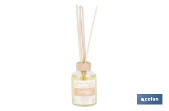 Ambientador de varillas | Aroma a azahar | Difusor con varillas de ratán - Cofan
