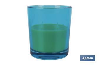 Velas Aromáticas de Citronela en Vasos de Colores | Protección Duradera durante 30 horas - Cofan