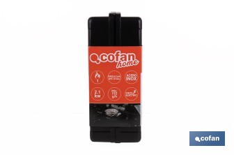 Hornillo de gas portátil | Material: acero | Encendido piezoeléctrico | Boquilla universal | Ideal para camping, excursiones y uso en exteriores - Cofan