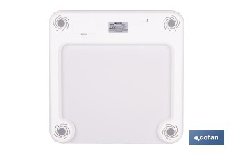 Báscula de baño digital inteligente | Análisis corporal completo | Báscula con Bluetooth y aplicación móvil | Pilas incluidas - Cofan