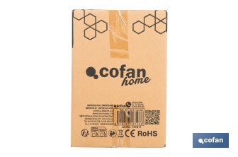 Calefactor industrial | Potencia: 3000 W | Función ventilador | Termostato ajustable | Protección IP24 - Cofan
