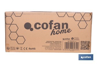 Calefactor de onda corta por infrarrojos | Potencia: 1500/3000 W | Protección IPX4 | Alta eficiencia para entornos de hasta 40 m2 - Cofan