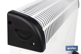 Convector con termostato regulable | Potencia: 750 / 1250 / 2000 W - Cofan