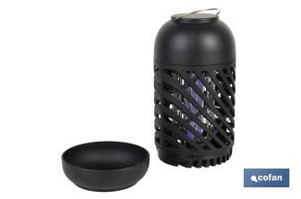 Lámpara LED antiinsectos | Potencia: 5 W | Descarga Eléctrica: 800-1000 V  | Área: 60 m² | Protégete contra los insectos - Cofan