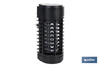 Lámpara LED antiinsectos con enchufe| Potencia: 3 W | Descarga Eléctrica: 1200 V | Área: 50 m² | Protégete contra los insectos - Cofan