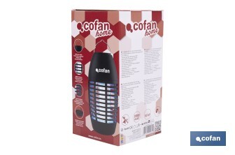 Lámpara LED antiinsectos recargable por USB | Interior y exterior | Cobertura 80 m² | Resistente al agua IPX4 | Luz UV de alta potencia | Ideal para camping, barbacoa y jardín - Cofan