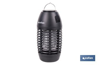 Lámpara LED antiinsectos recargable por USB | Interior y exterior | Cobertura 80 m² | Resistente al agua IPX4 | Luz UV de alta potencia | Ideal para camping, barbacoa y jardín - Cofan