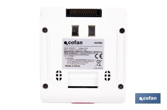 Batería Li-Ion recargable | 25,9 V 2500 mAh | Medidas: 5 x 8,5 x 10 cm - Cofan