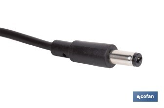 Cargador para aspiradoras inalámbricas | Adecuado para batería Li-Ion 25,9 V - 2500 mAh | Longitud del cable: 1,5 m - Cofan