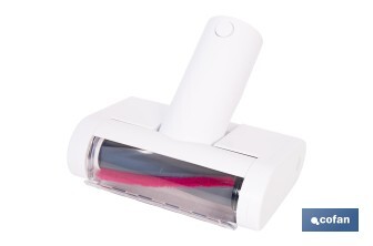 Cepillo de aspiradora para tapicerías, colchones y mascotas | Con luz UV  | Esteriliza y elimina ácaros | Compatible con aspiradoras 45053301 y 45053302 - Cofan