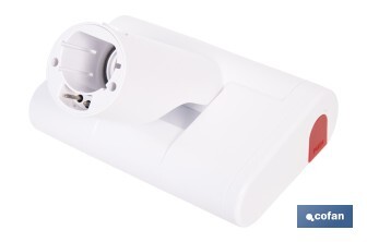 Cepillo de aspiradora para tapicerías, colchones y mascotas | Con luz UV  | Esteriliza y elimina ácaros | Compatible con aspiradoras 45053301 y 45053302 - Cofan