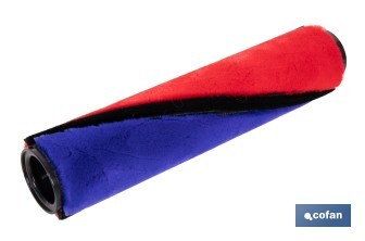 Rodillo para cepillo de aspiradora | Accesorio de repuesto | Compatible con aspiradoras 45053301 y 45053302 | Suave y eficaz | Medidas: 23 x 5 cm - Cofan