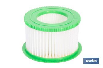 Filtro HEPA lavable y reutilizable para aspiradoras | Compatible con aspiradoras 45053301 y 45053302 | Alta eficiencia | Medidas: 7 x 4 cm - Cofan