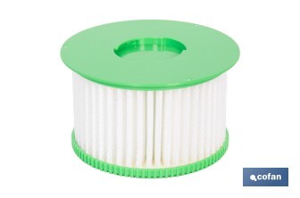Filtro HEPA lavable y reutilizable para aspiradoras | Compatible con aspiradoras 45053301 y 45053302 | Alta eficiencia | Medidas: 7 x 4 cm - Cofan