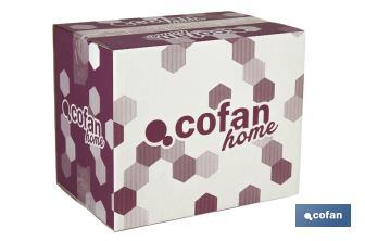 Pack of 6 wine glasses with 53cl capacity | Long and thin stem with a wide base - Cofan
