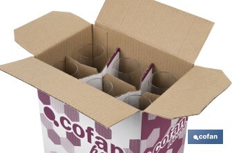 Pack de 6 copas jerezanas de cristal con tallo alto | Capacidad: 30 cl | Copas catavino para degustación - Cofan