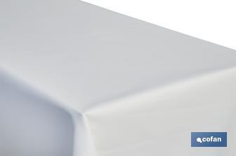 Foam table protector | White | Phthalate-free duffel | Thickness 1.5mm | Available in different sizes - Cofan