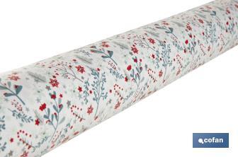Rollo de hule con diseño primaveral | Protección y estilo para la mesa - Cofan