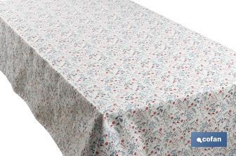 Rollo de hule con diseño primaveral | Protección y estilo para la mesa - Cofan