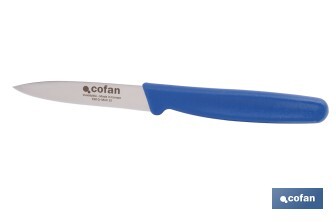 Pack de 3 cuchillos puntilla de acero inoxidable | Mango antideslizante | Apto para lavavajillas - Cofan
