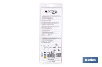 Pack de 3 cuchillos puntilla de acero inoxidable | Mango antideslizante | Apto para lavavajillas - Cofan
