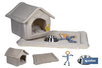 Conjunto de 4 acessórios para animais de estimação para a casa - Cofan