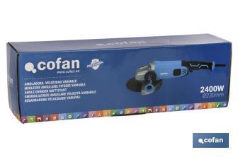 2400W ANGLE GRINDER Ø230MM - Cofan