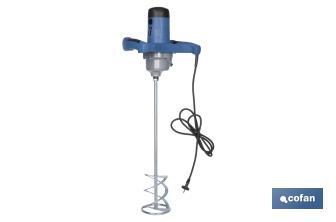 Paddle mixer | M14 paddle connection | Mixing paddle included | 2 speeds | Power: 1,400W - Cofan