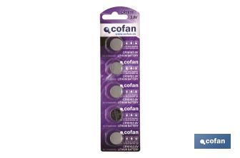 Pile a bottone CR1616/3.0V - Cofan
