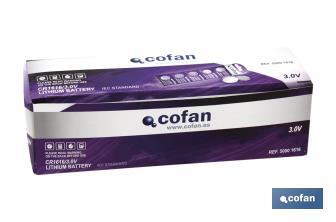 Pile a bottone CR1616/3.0V - Cofan