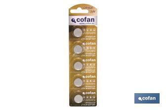 Pilha Botão CR1620/3.0V - Cofan