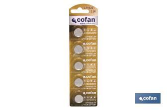 Pile a bottone CR1620/3.0V - Cofan