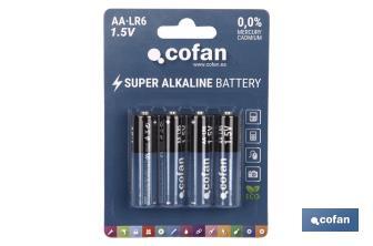 Alkaline batteries - LR6 AA/1,5V - Cofan