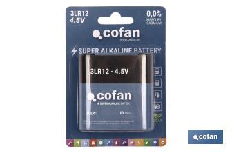 Pila alcalina - 3LR12/4,5V - Cofan