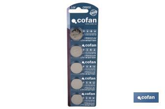 Pile a bottone CR2032/3.0V - Cofan