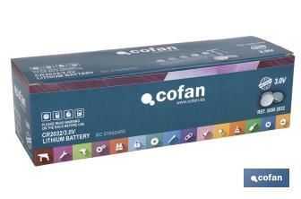 "CR2032/3.0V"-Knopfzellen - Cofan
