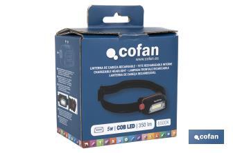 Rechargeable headlamp - Cofan