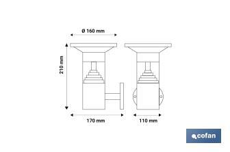 APLIQUE LED SOLAR COM SENSOR - Cofan