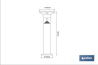 Baliza Led solar con sensor - Cofan