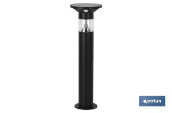 OUTDOOR LED SOLAR POST LIGHT WITH SENSOR - Cofan