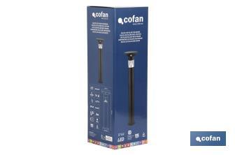 OUTDOOR LED SOLAR POST LIGHT WITH SENSOR - Cofan