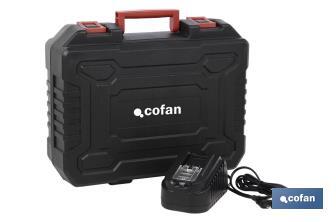 Taladro Percutor a Batería con 1300 rpm | Batería Li-ion de 20V - 1,5 Ah + Cargador incluidos - Cofan