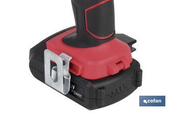 Taladro Percutor a Batería con 1300 rpm | Batería Li-ion de 20V - 1,5 Ah + Cargador incluidos - Cofan