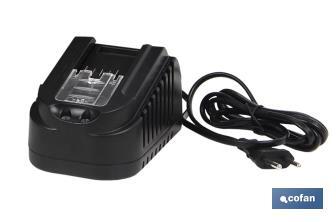 Taladro Percutor a Batería con 1300 rpm | Batería Li-ion de 20V - 1,5 Ah + Cargador incluidos - Cofan
