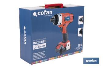 LI-ION CORDLESS IMPACT DRIVER - Cofan