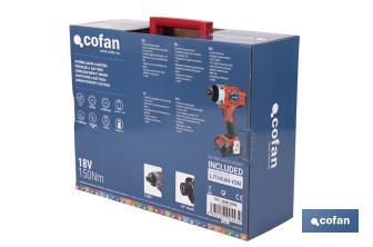 LI-ION CORDLESS IMPACT DRIVER - Cofan